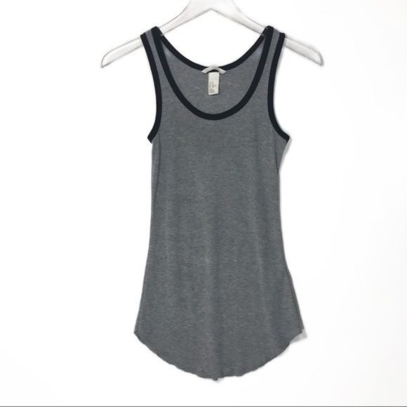 H&M Contrast Trim Scoop Neck Tank Top Size XS - Picture 1 of 3